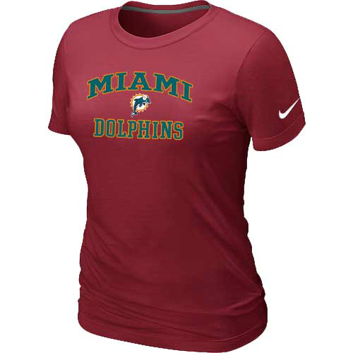 Nike Miami Dolphins Women's Legend Logo Dri-FIT NFL T-Shirt - Orange